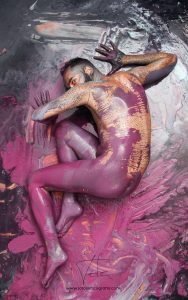 Pintura y piel. Fotografía de desnudo artístico en Barcelona